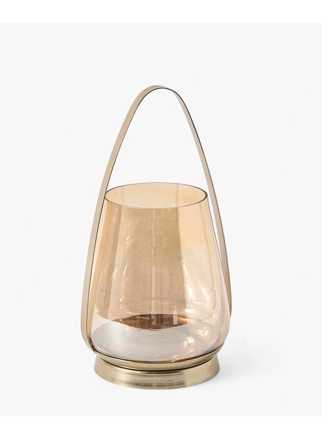 Home Box Accord Metal Candleholder with Lustre Glass - 17.5x14x29 cm - Image 5